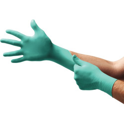 Einw. Handsch.Microflex 93 260 Gr.6,5 7 grün blau Neopren Nitril 50 St. Box