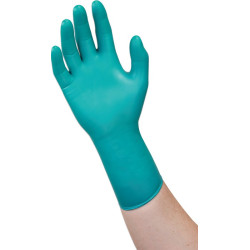 Einw. Handsch.Microflex 93 260 Gr.9,5 10 grün blau Neopren Nitril 50 St. Box
