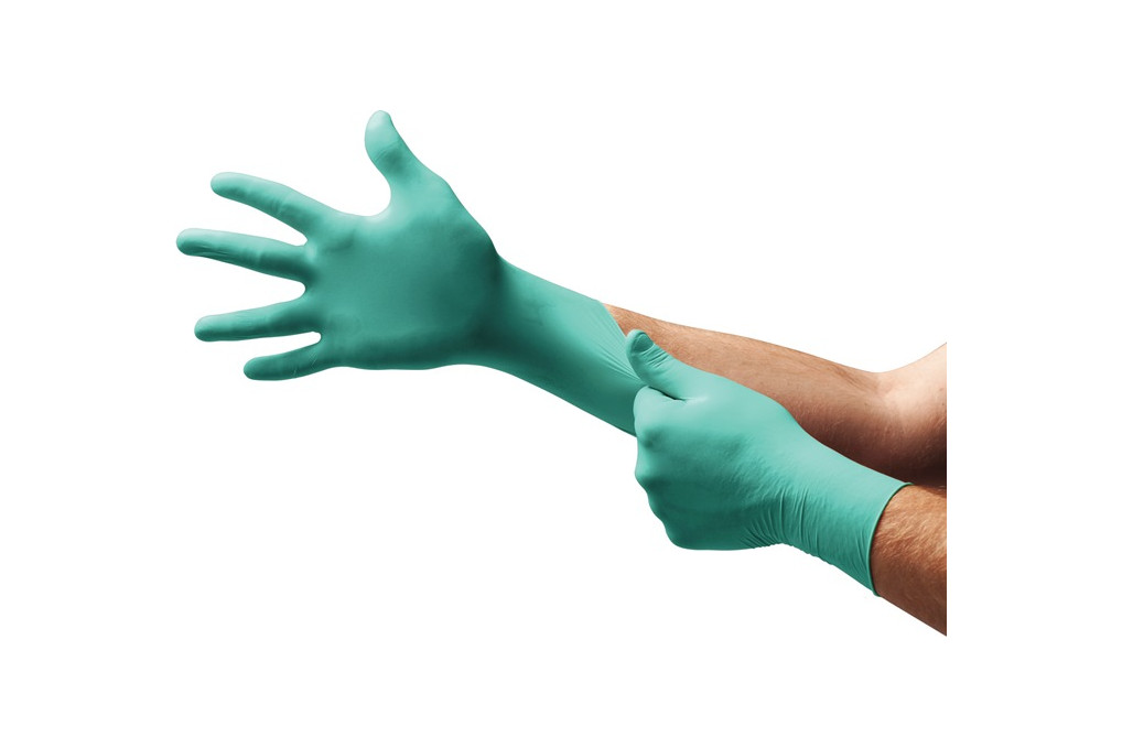 Einw. Handsch.Microflex 93 260 Gr.10,5 11 grün blau Neopren Nitril 50 St. Box