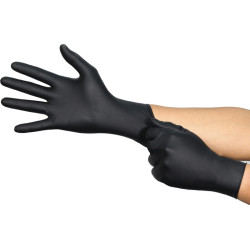 Einw. Handsch.MicroFlex 94 242 ESD Gr.M schwarz Nitril