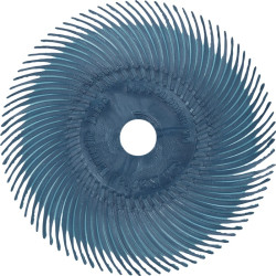 Radialbürstenscheibe RB ZB Typ C D.75mm K.400 blau 20000min ¹ 3M