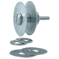 Spannschaft MN AC f.Grobreinigungsscheiben Schaft D.6mm f.Bohrungs D.12,7mm 3M