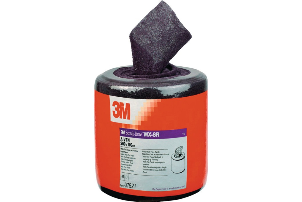 Schleifvliesrolle MX SR L.6m B.100mm very fine violett 3M