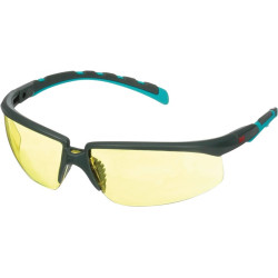 Schutzbrille S2003SGAF BGR EU EN 166 EN170 EN 172 Bügel grau türkis,Scheibe gelb
