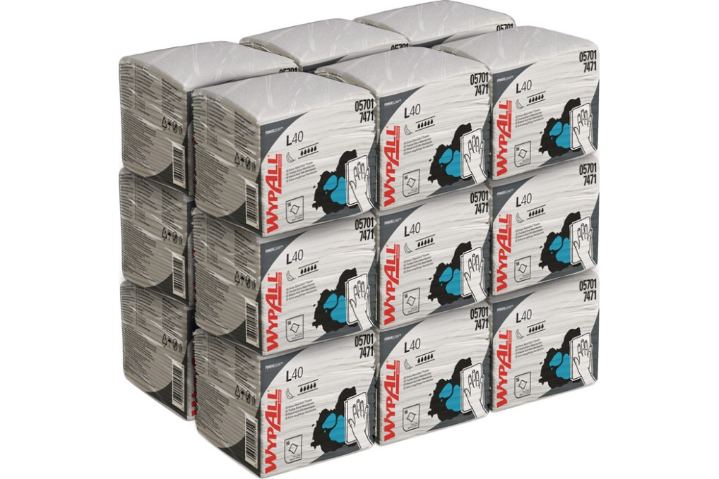 Wischtuch WYPALL L 40 7471 L.ca.305 mmxB.ca.318mm weiß 1008 Tü. KT Wischtuch WYPALL L 40 7471 L.ca.305 mmxB.ca.318mm weiß 1008 Tü. KT