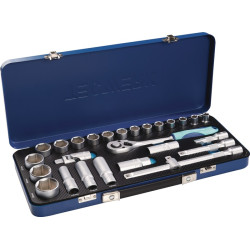 Steckschlüsselsatz 27 tlg.1 2 Zoll SW 10 32mm Z.36 6KT TECWERK