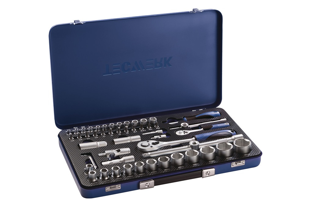 Steckschlüsselsatz 55 tlg.1 4 1 2 Zoll SW 4 32mm Z.20 36 6KT TECWERK