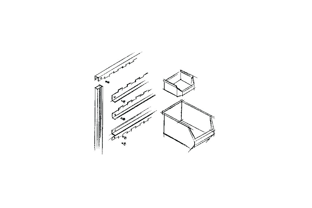 Sichtlagerkastenset H1000xB1010xT180mm STA verz.m.Sichtlagerk.72xMK5 rot Sichtlagerkastenset H1000xB1010xT180mm STA verz.m.Sichtlagerk.72xMK5 rot