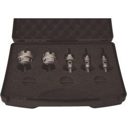 Lochsägensatz 8 tlg.16 40mm Schnitt T.4mm HM bestückt TECWERK