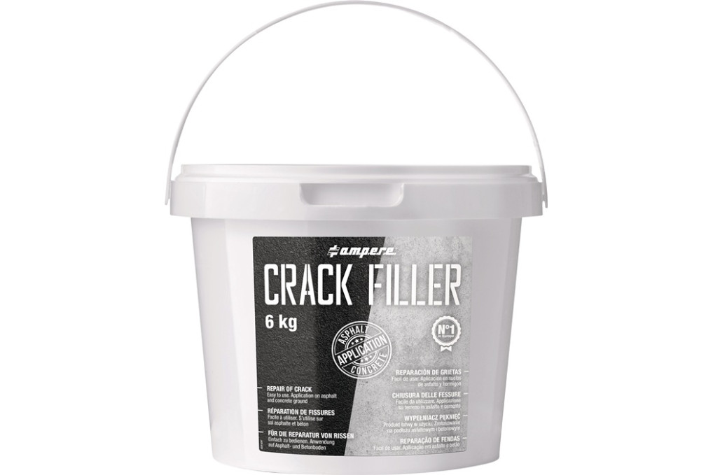 Reparaturmörtel Asphalt Crack Filler® 6kg Eimer AMPERE Reparaturmörtel Asphalt Crack Filler® 6kg Eimer AMPERE