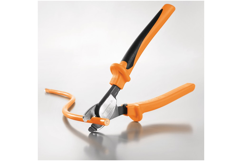 Kabelschere KT 12 L.225mm Kopf pol.VDE Mehrkomp. Hülle WEIDMÜLLER