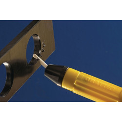 Entgratwerkzeug ROTO Typ Roto 65Grad gelb,schwarz GRATTEC