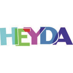 HEYDA Tonpapier 204711290 50x70cm 130g schwarz 25 St. Pack.