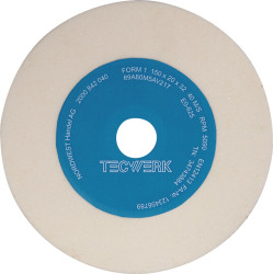 Schleifbockscheibe Ø150xB20x32mm 80 Form A AlOxid TECWERK