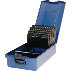 Leerkassette f.Spiralbohrer DIN 338 Abm.1 5,9mm steig.um 0,1mm 50 tlg.Ku.TECWERK Leerkassette f.Spiralbohrer DIN 338 Abm.1 5,9mm steig.um 0,1mm 50 tlg.Ku.TECWERK