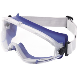 Vollsichtschutzbrille DAYLIGHT TOP EN 166 Rahmen blau,Scheibe klar PC TECWERK