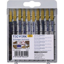 Stichsägeblattsortiment 10 tlg.f.HO TECWERK