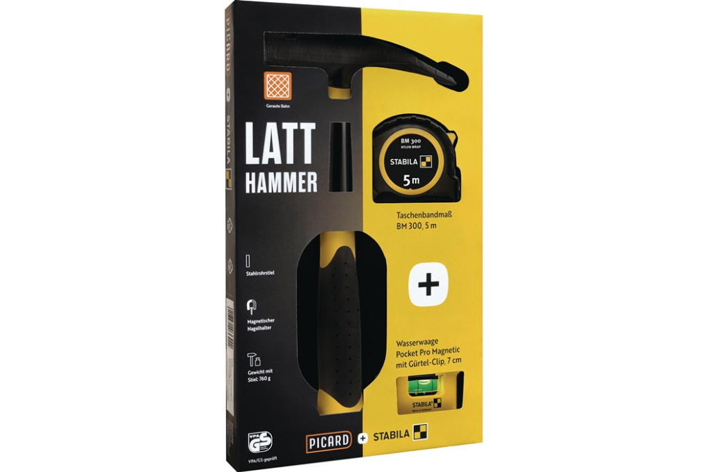 Latthammer 70080 DIN 7239 Kopf G.600g m.Magnet geraut Chrom Molybdän Rohr Latthammer 70080 DIN 7239 Kopf G.600g m.Magnet geraut Chrom Molybdän Rohr