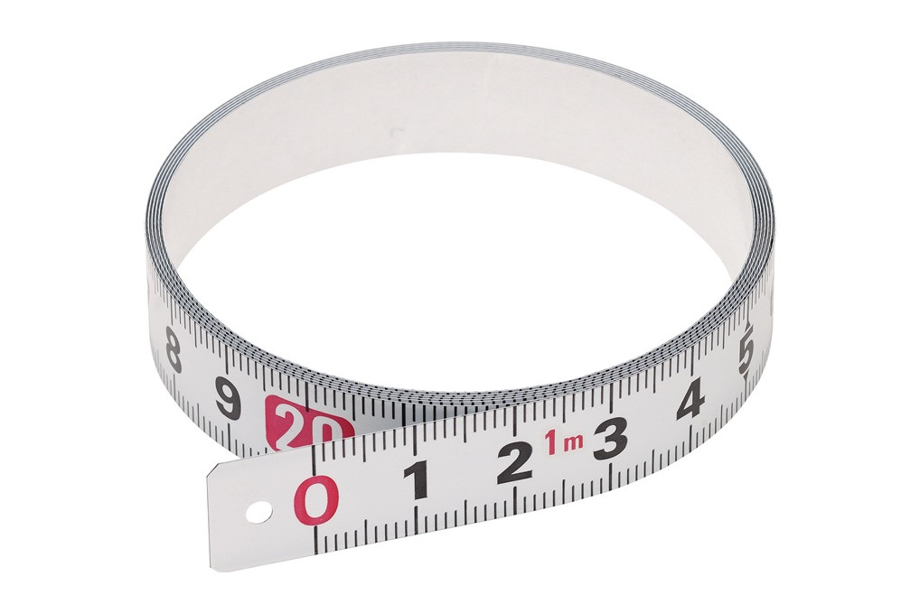Bandmaß PIT MEASURE L.1m Bandbr.13mm selbstkl.TAJIMA