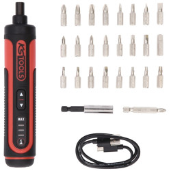 Schraubendreherset eMONSTER 27 tlg.Akku m.1 4 Zoll Bits