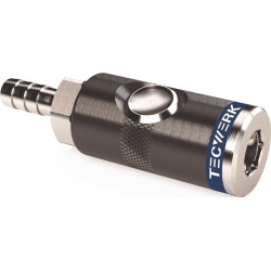 Druckknopf Sicherheitskupplung DN 7,4,Tülle AluNBR Schlauchweite LW 9 TECWERK