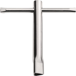 Dreikantsteckschlüssel DIN 22417 A Gr.M5 L.100mm verz.TECWERK