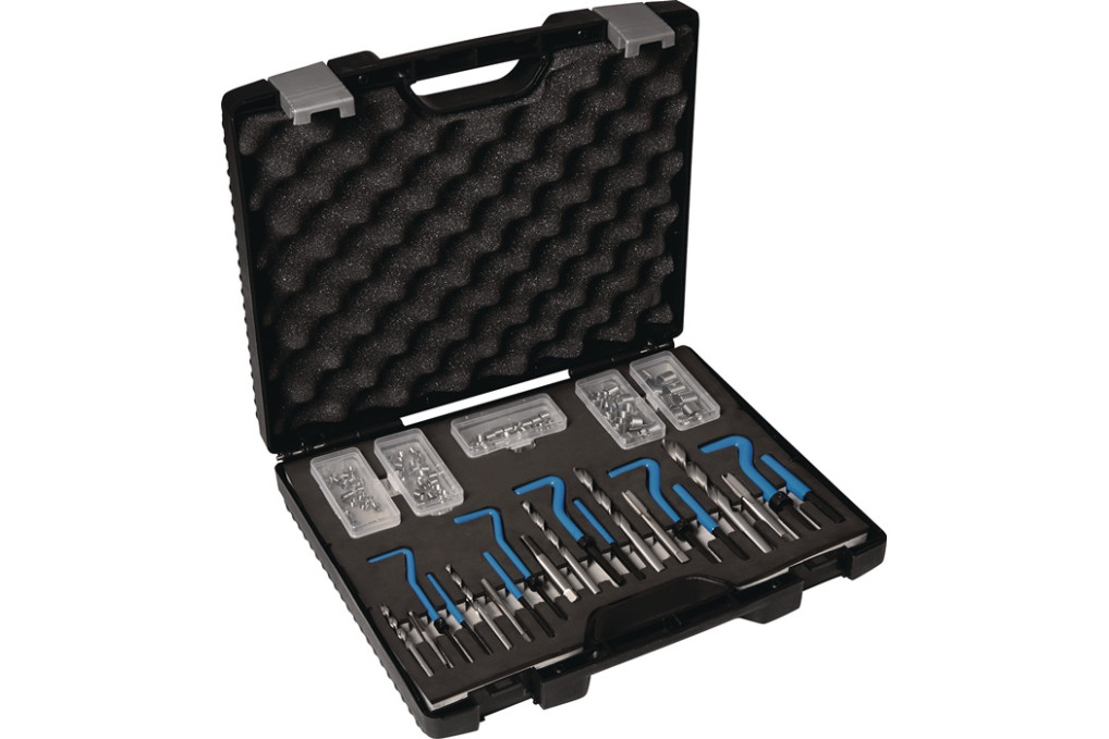 Gewindereparatursortiment DIN 8140 Typ Stand.M5 M12 rostfr.STA 1,5xD TECWERK Gewindereparatursortiment DIN 8140 Typ Stand.M5 M12 rostfr.STA 1,5xD TECWERK