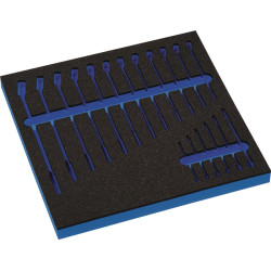 Werkzeugmodul Leereinlage 2 3 Modul 2000 871 235 18 tlg.TECWERK