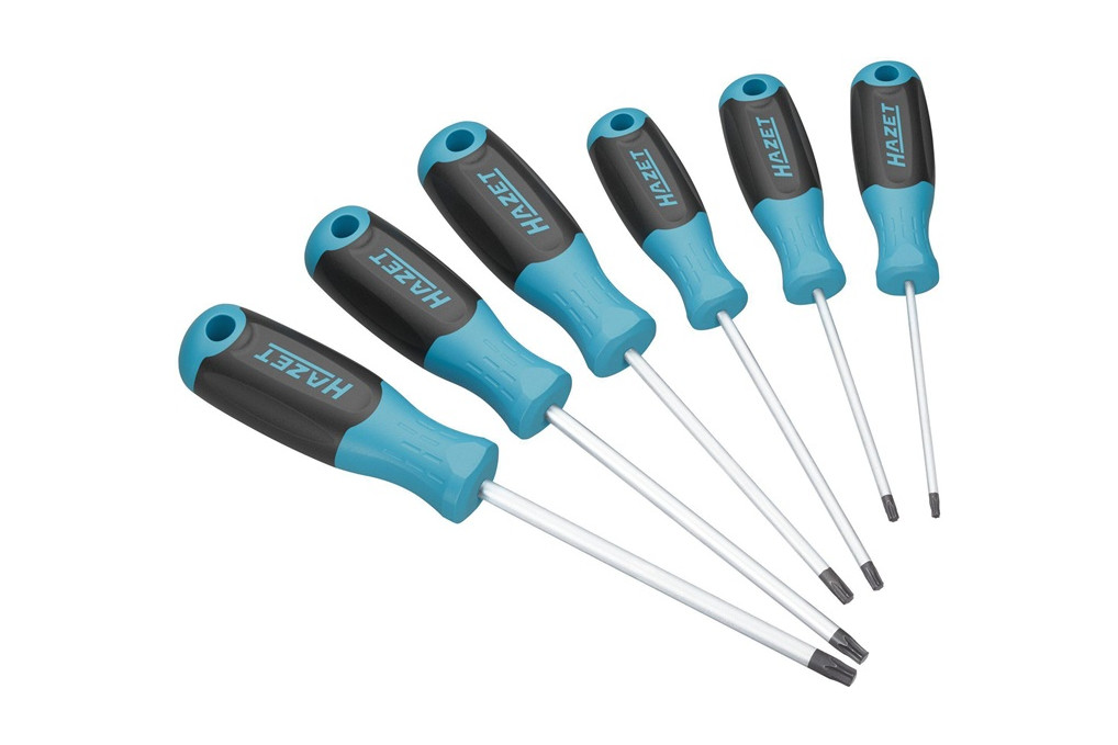 Schraubendreher Satz 811T 6 6tlg.Innen TORX® Pro 3 KomponentenGriff Spitze brün.