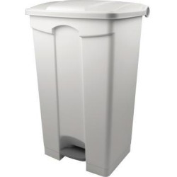 helit Tretabfalleimer the step H2402305 90l rechteckig weiß