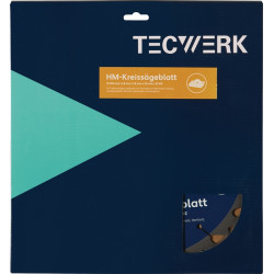 Tischkreissägeblatt AD 350mm Z.24 WZ Schnitt B.3,2mm TECWERK