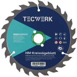Handkreissägeblatt AD 160mm Z.36 WZ Schnitt B.2,6mm TECWERK