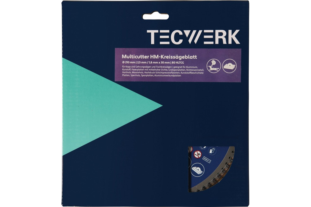 Tisch Kappkreissägeblatt AD 305mm Z.96 HLTCG Schnitt B.3,2mm TECWERK Tisch Kappkreissägeblatt AD 305mm Z.96 HLTCG Schnitt B.3,2mm TECWERK