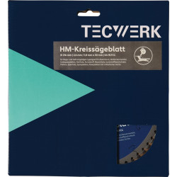 Kappkreissägeblatt AD 260mm Z.80 HLTCG Schnitt B.2,8mm TECWERK