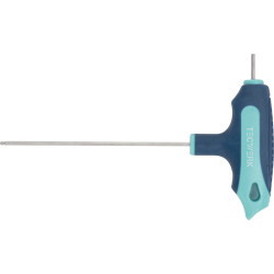 Stiftschlüssel m.Quergr.SW 10mm Klingen L.200mm m.Seitenabtr.u.Kugelk.TECWERK