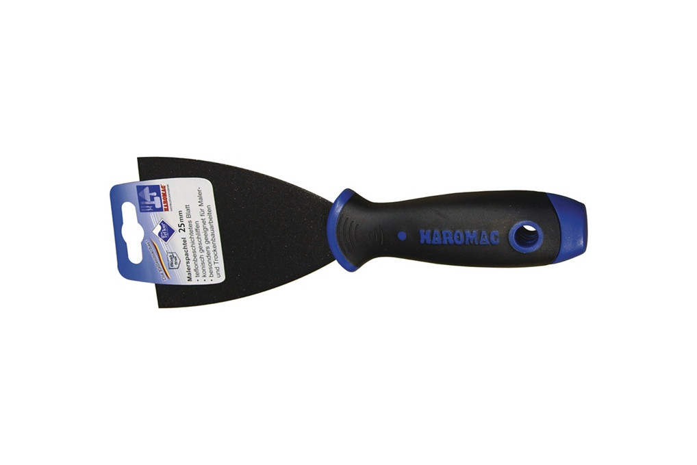 Malerspachtel B.25mm antihaftbeschichtet HO flachoval rostfr.VA HAROMAC