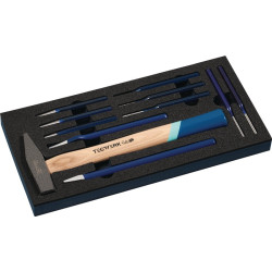 Werkzeugmodul 11 tlg.1 3 Modul Meißel,Splintentreiber TECWERK