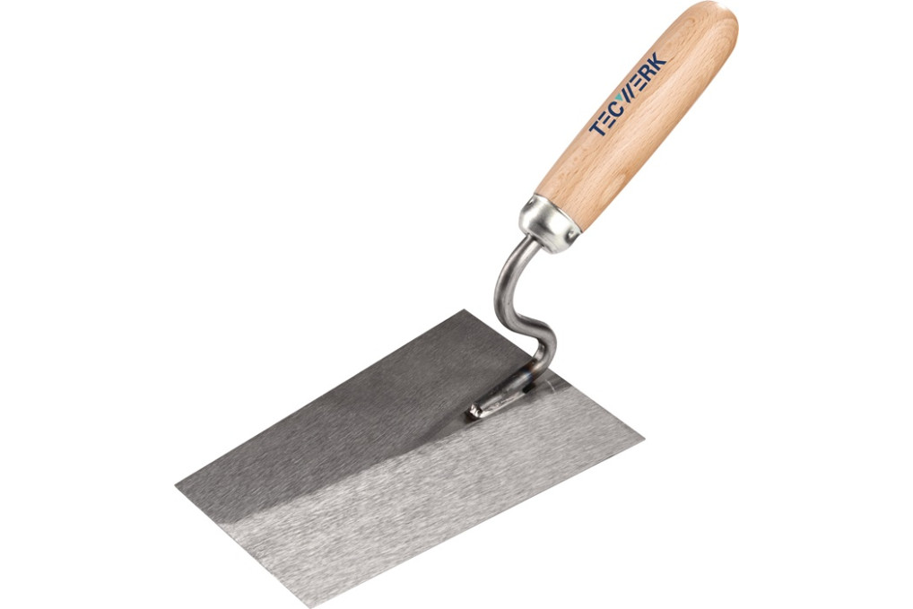 Maurerkelle L.200mm B.140mm m.Buchenholzheft,S Hals rostfr.VA TECWERK Maurerkelle L.200mm B.140mm m.Buchenholzheft,S Hals rostfr.VA TECWERK