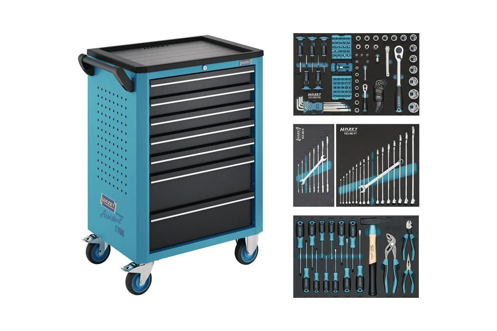 Wkz.wagen 176N 7 193 B498xT780xH1018mm 480kg 7 Schubl.HAZET