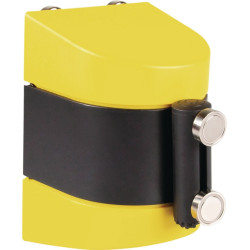 Gurtkassette gelb f.Gurt L.4,6m gelb schwarz beids.magn.