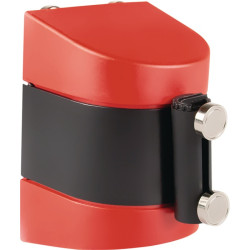 Gurtkassette rot f.Gurt L.4,6m rot schwarz beids.magn.