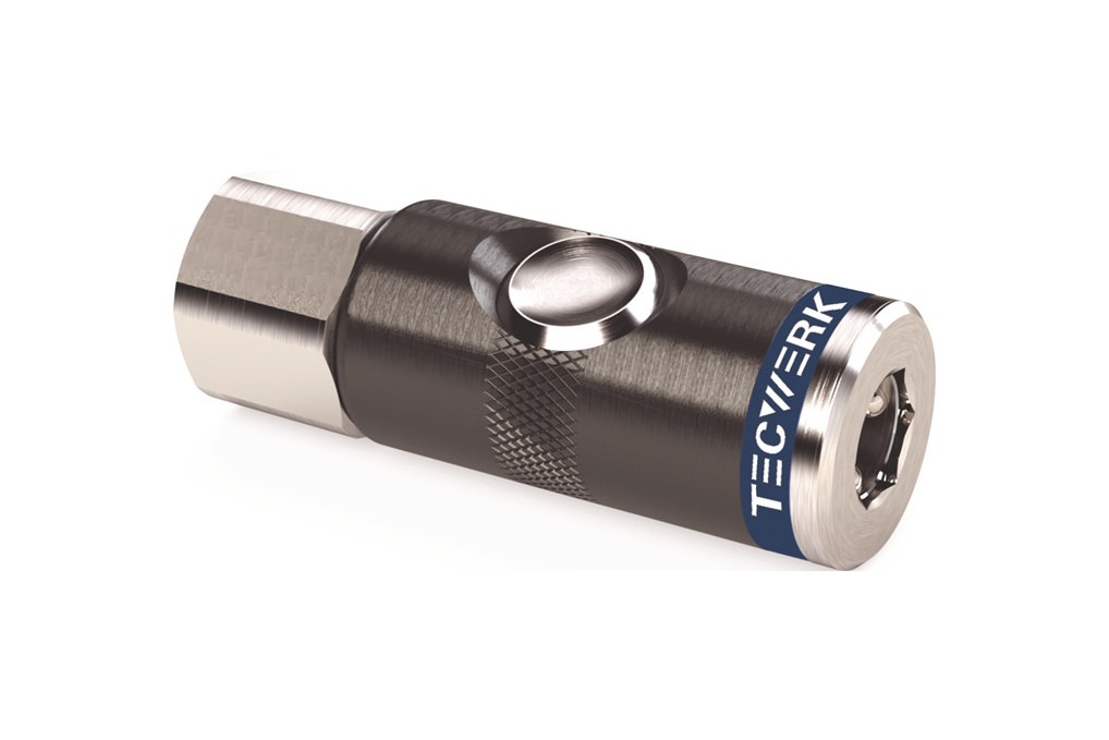 Druckknopf Sicherheitskupplung DN 7,4,IG AluNBR Gew.G 1 4 Zoll 11,89mm TECWERK Druckknopf Sicherheitskupplung DN 7,4,IG AluNBR Gew.G 1 4 Zoll 11,89mm TECWERK