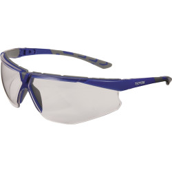 Schutzbrille Daylight Flex EN 166,EN 170 Bügel grau blau,Scheibe klar PC TECWERK
