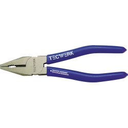 Kombizange L.180mm pol.Ku. Überzug TECWERK