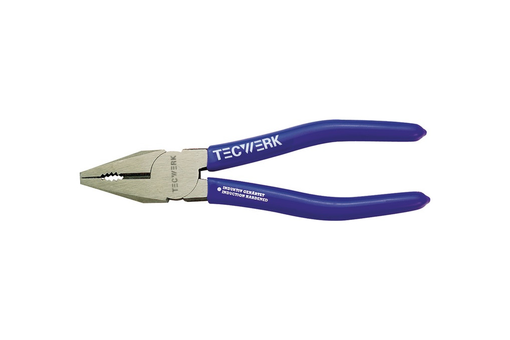 Kombizange L.180mm pol.Ku. Überzug TECWERK Kombizange L.180mm pol.Ku. Überzug TECWERK