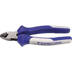 Seitenschneider L.160mm Kopf pol.Mehrkomp. Hüllen TECWERK