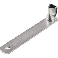 Dreikantschlüssel M12 auf Flacheisen o.Niet f.umklappbare Poller TECWERK