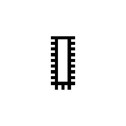 Werkstattfeile DIN 7261 L.250mm Q.25x6mm Hieb 1 Flachstumpf 2K Ergo TECWERK