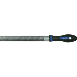 Werkstattfeile DIN 7261 L.200mm Q.20x6mm Hieb 2 Halbrund 2K Ergo TECWERK