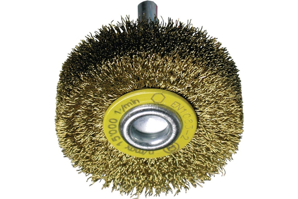 Rundbürste D.40mm Ms. gewellt Rundbürste D.40mm Ms. gewellt